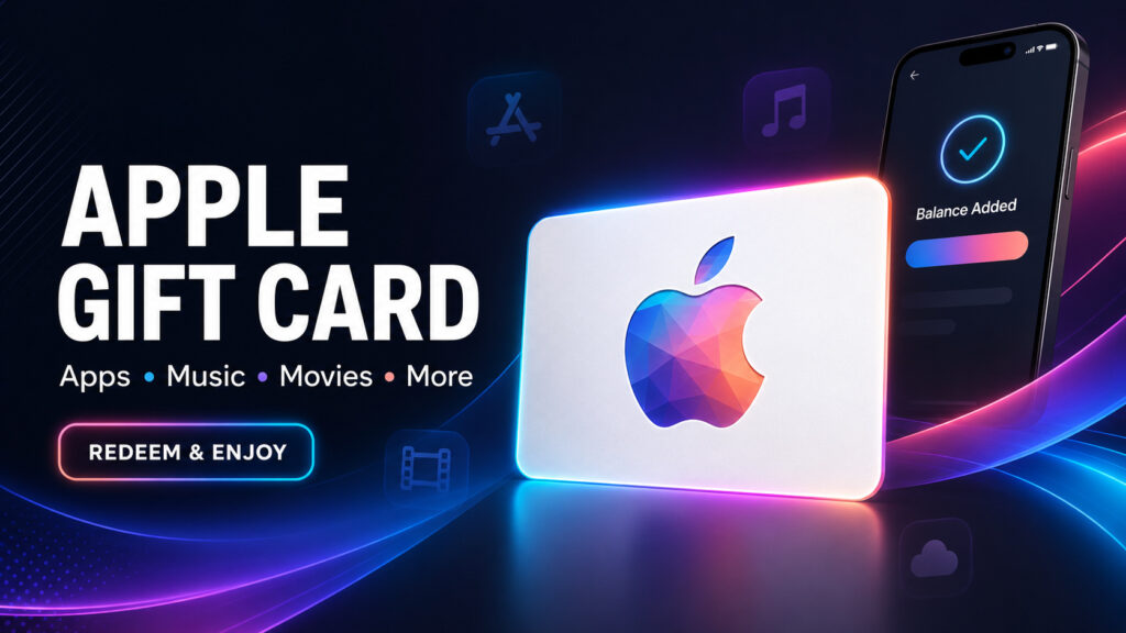 New iTunes or Apple Gift Card Codes